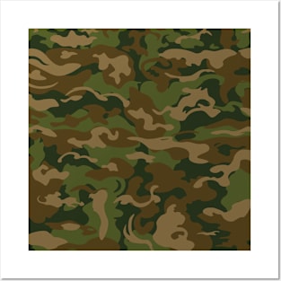 Military Camouflage Pattern Camo Style Posters and Art